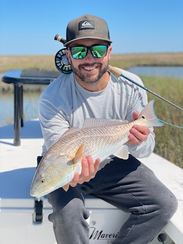 matagorda fly fishing redfish skiff