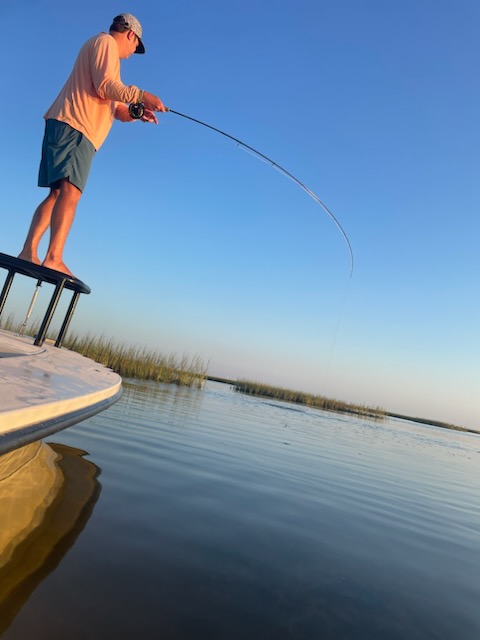 matagorda fly fishing redfish skiff